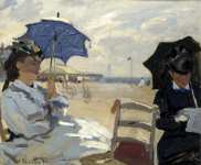 Claude-Oscar Monet - The Beach at Trouville